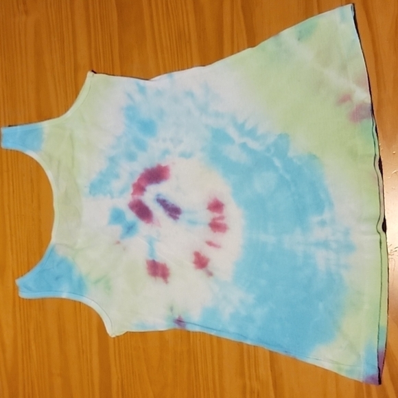 Tie Dye Daisy Fuentes Tank Top, Small - Picture 6 of 6